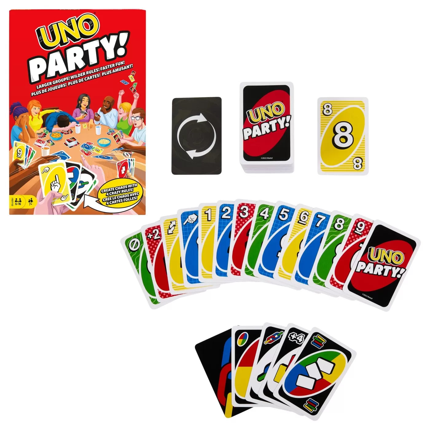 CARTI DE JOC UNO PARTY , JOCURI