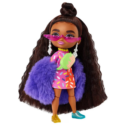 BARBIE PAPUSA BARBIE EXTRA MINI BRUNETA, BARBIE - EXTRA