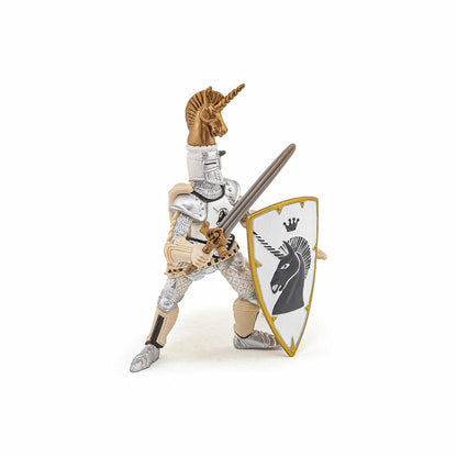 PAPO FIGURINA CAVALERUL UNICORN, PERSONAJE MEDIEVALE FANTASTICE