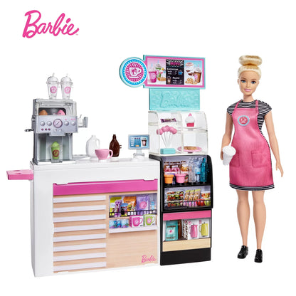 BARBIE  SET CAFENEA CU 20 DE ACCESORII, BARBIE - I CAN BE
