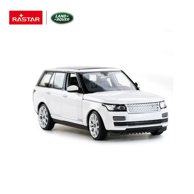 MASINUTA METALICA RANGE ROVER ALB SCARA 1 LA 24, RASTAR METAL 1:24