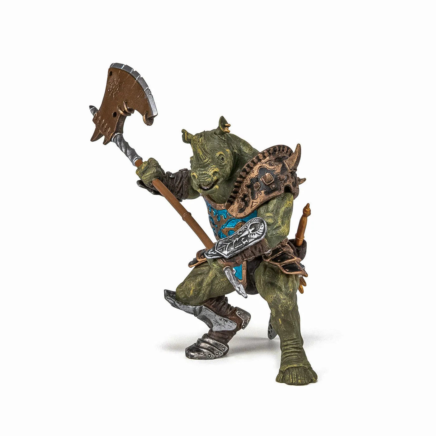 PAPO FIGURINA RINOCER MUTANT, PERSONAJE MEDIEVALE FANTASTICE