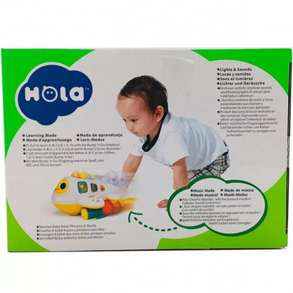 AVIONUL INTERACTIV CU SUNETE SI LUMINI, HOLA