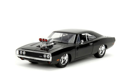 JADA FAST AND FURIOUS SET FIGURINA DOM SI MASINUTA METALICA DODGE CHARGER 1970 SCARA 1 LA 24, JADATOYS - FAST AND FURIOUS