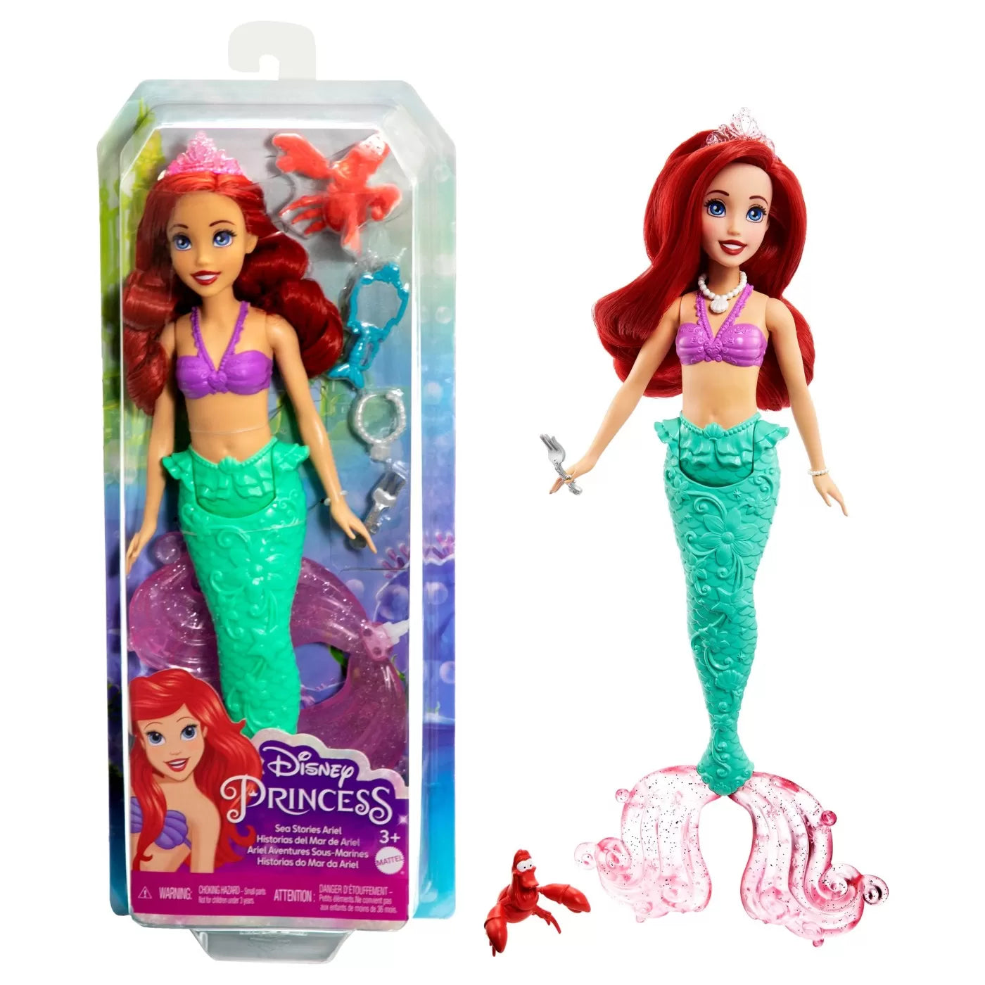 DISNEY PRINCESS PAPUSA ARIEL, DISNEY PRINCESS