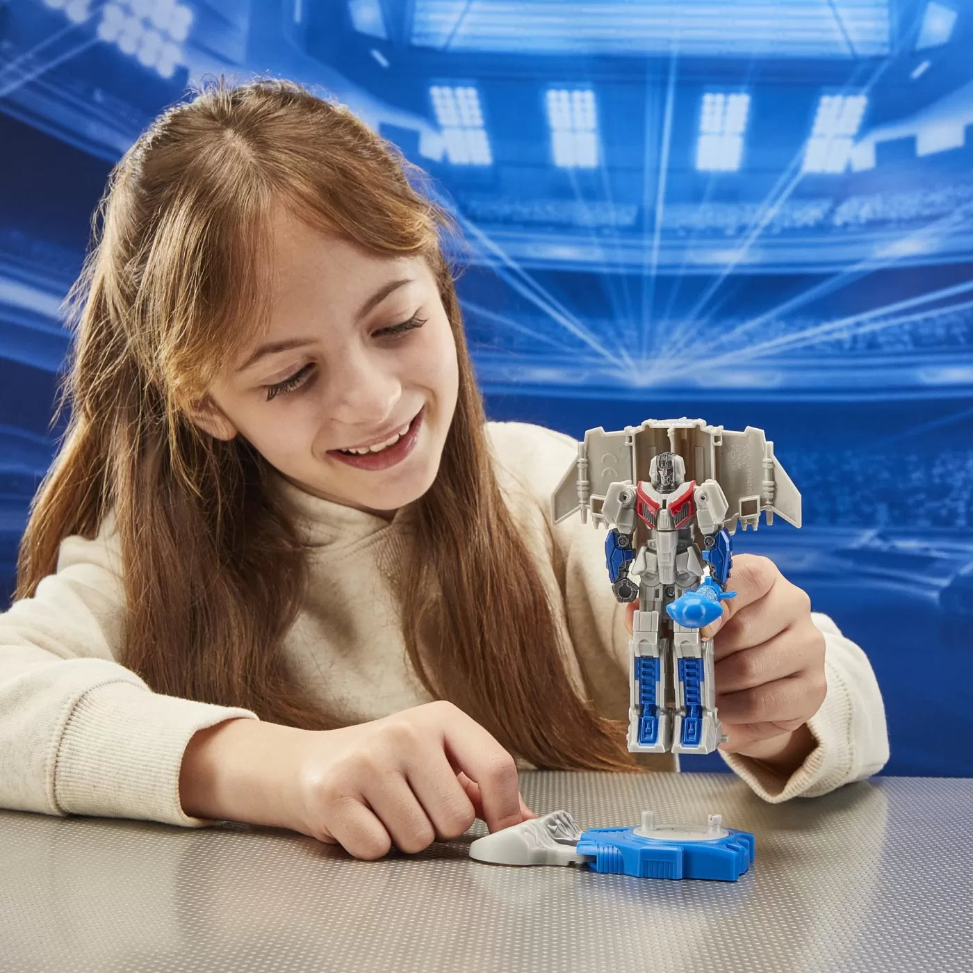 TRANSFORMERS ONE ROBOT BATTLERS FIGURINA STARSCREAM 11.5CM, TRANSFORMERS