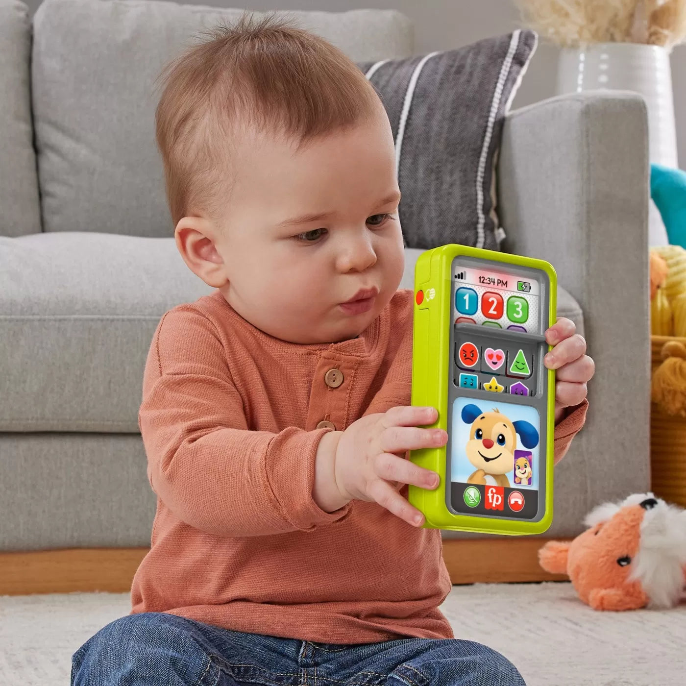 FISHER PRICE LAUGH&LEARN 2IN1 SMARTPHONE IN LIMBA ROMANA, FISHER PRICE - INFANT