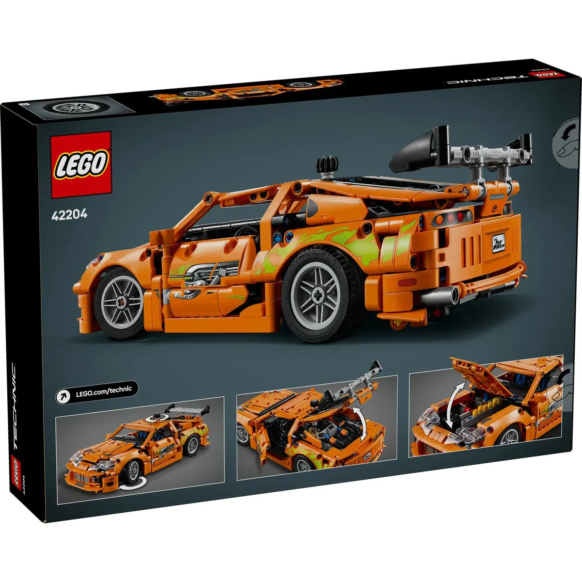 LEGO TECHNIC FAST AND FURIOUS TOYOTA SUPRA MK4 42204, LEGO TECHNIC