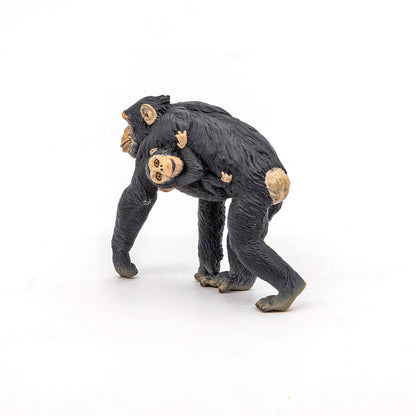 PAPO FIGURINA CIMPANZEU SI PUI, ANIMALE SALBATICE