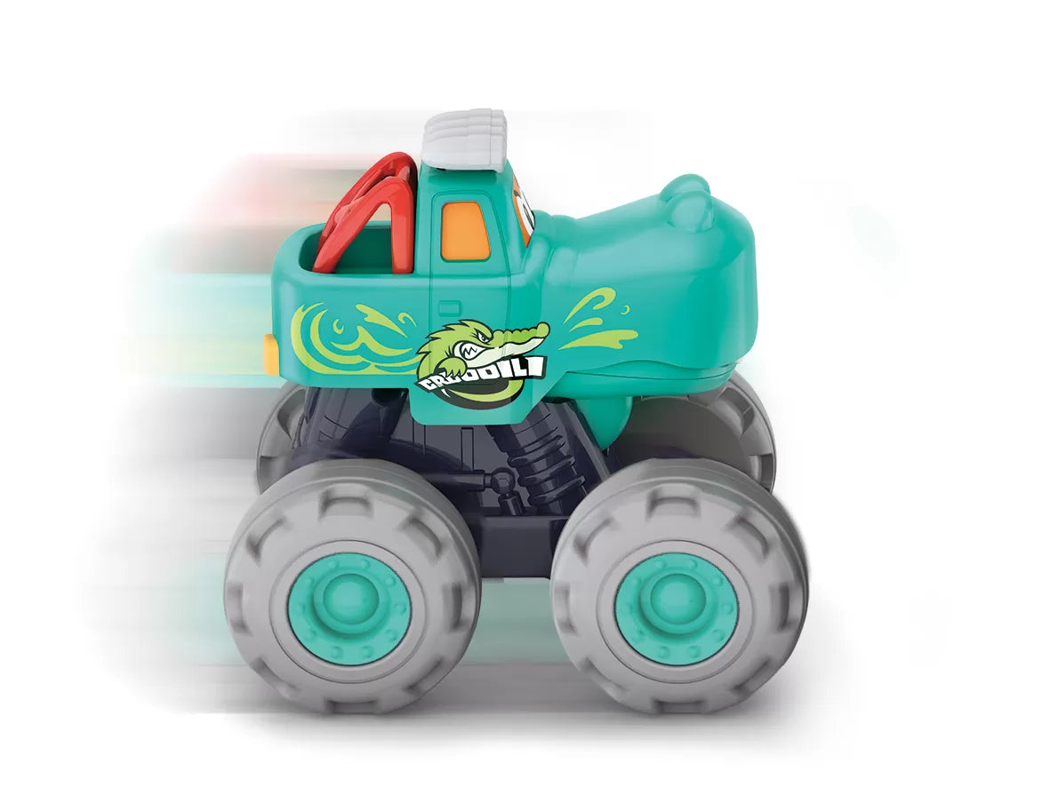 MASINUTA BEBE MONSTER TRUCK CROCODILUL, HOLA