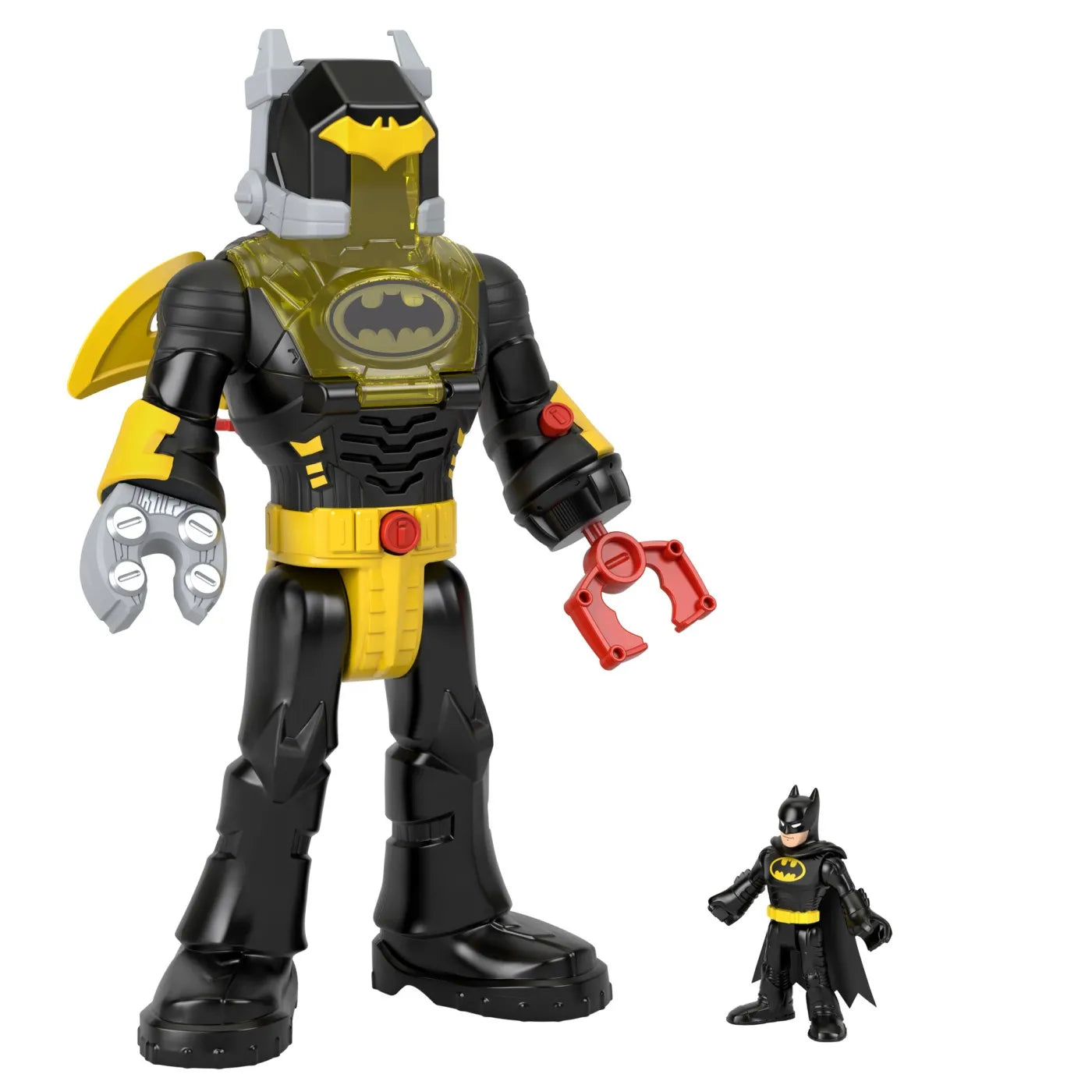 FISHER PRICE IMAGINEXT DC SUPER FRIENDS SET FIGURINA BATMAN SI COSTUM EXO CU LUMINI SI SUNETE, FISHER PRICE