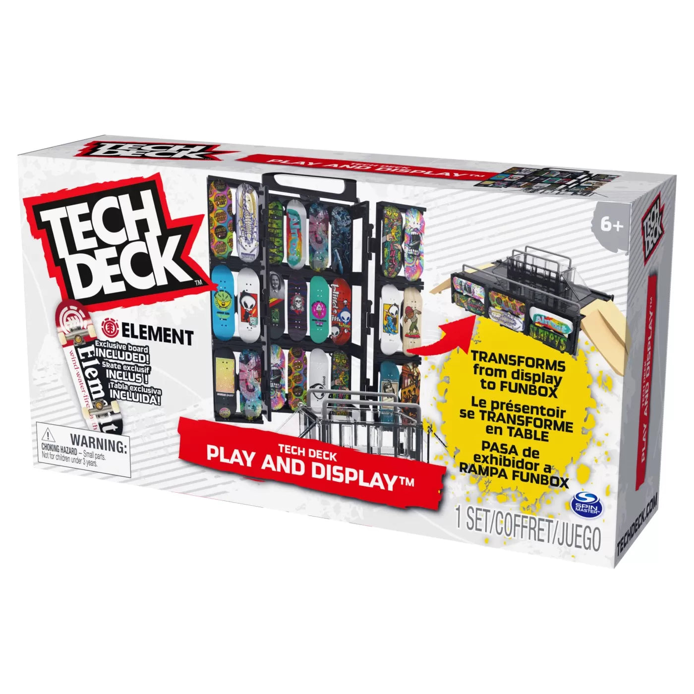 TECH DECK PACHET VITRINA SI PODIUM, TECH DECK