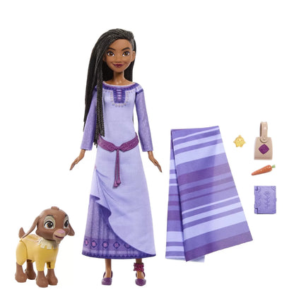 DISNEY WISH SET PAPUSA ASHA CU ACCESORII, WISH