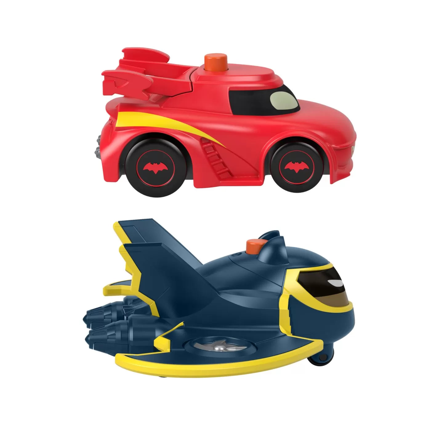 FISHER PRICE BATWHEELS SET 2 MASINUTE CU LUMINI REDBIRD SI BATWING SCARA 1:55, FISHER PRICE - BATWHEELS