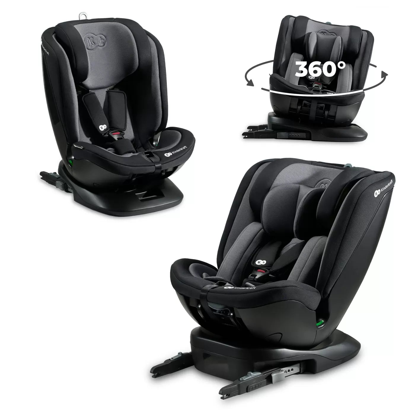 SCAUN AUTO KINDERKRAFT XPEDITION 2 I-SIZE 40-150 CM, BLACK, KINDERKRAFT