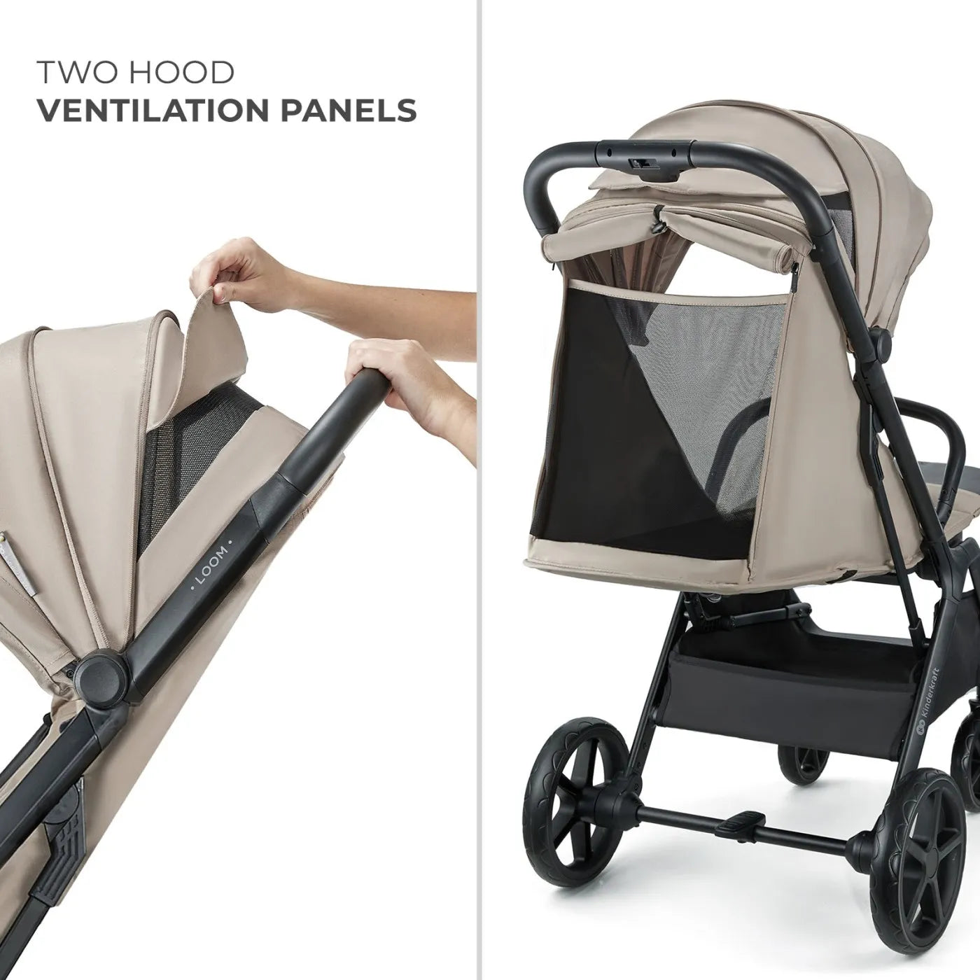 CARUCIOR SPORT KINDERKRAFT LOOM, 0-22 KG, LINEN BEIGE, KINDERKRAFT