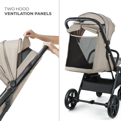 CARUCIOR SPORT KINDERKRAFT LOOM, 0-22 KG, LINEN BEIGE, KINDERKRAFT