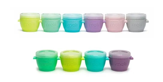 SET 10 RECIPIENTE SNAP&GO, MELII, 6*59 ML + 4*118 ML, MELII