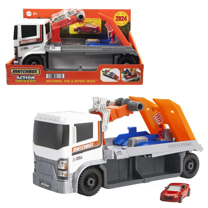 MATCHBOX ACTION DRIVERS CAMION DE REPARATII SI REMORCARE, MATCHBOX