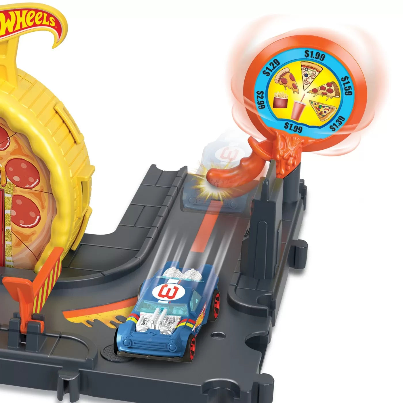 HOT WHEELS CITY EXPLORER SPEEDY PIZZA PICK UP, HOT WHEELS - CITY