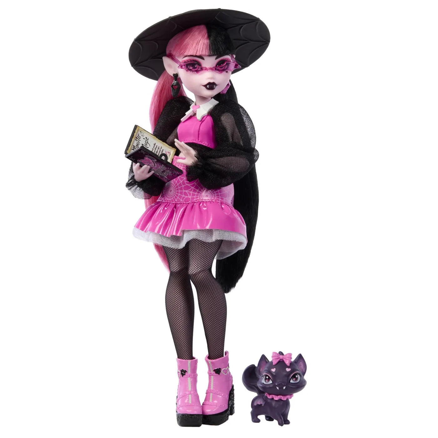 MONSTER HIGH PAPUSA DRACULAURA SI ANIMALUTUL COUNT FABULOUS, MONSTER HIGH