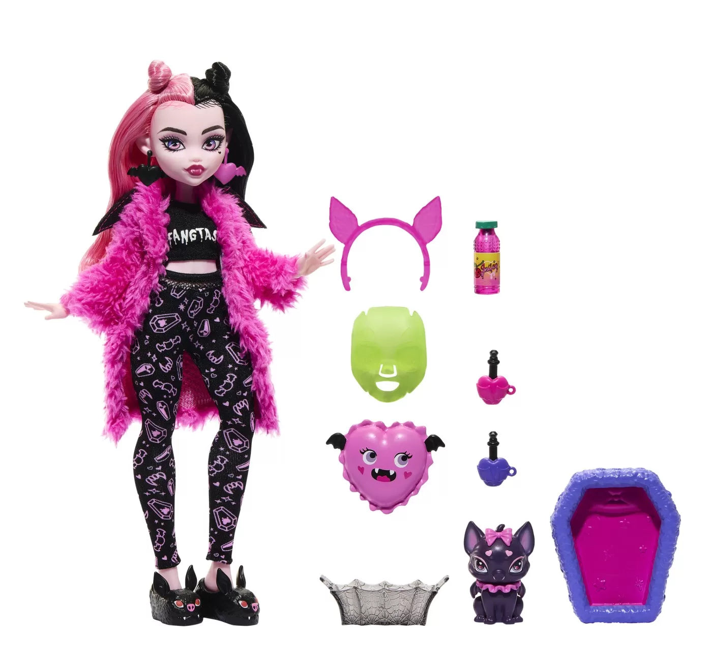 MONSTER HIGH PAPUSA DRACULAURA CREEPOVER PARTY, MONSTER HIGH