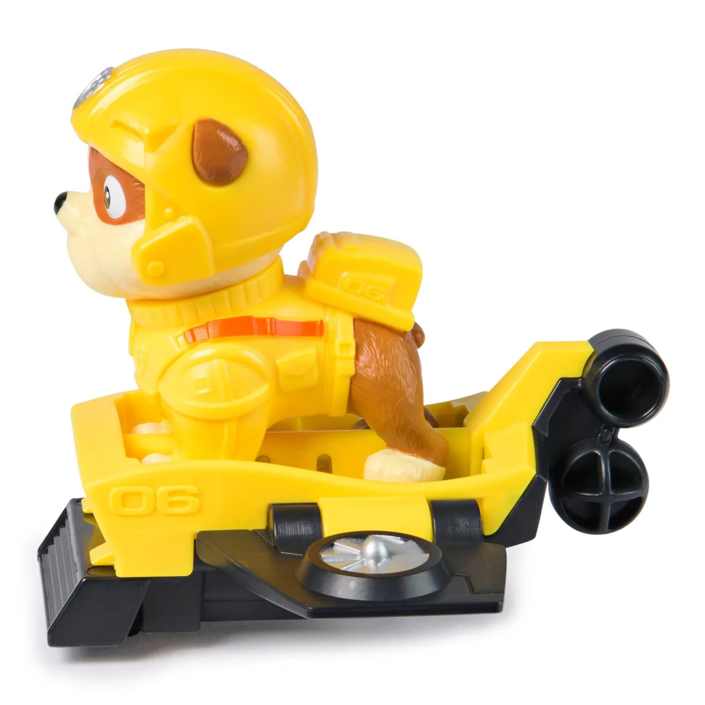 PATRULA CATELUSILOR ACTION PUPS SET VEHICUL DE SALVARE HOVERBOARD SI FIGURINA RUBBLE 5 CM, PATRULA CATELUSILOR