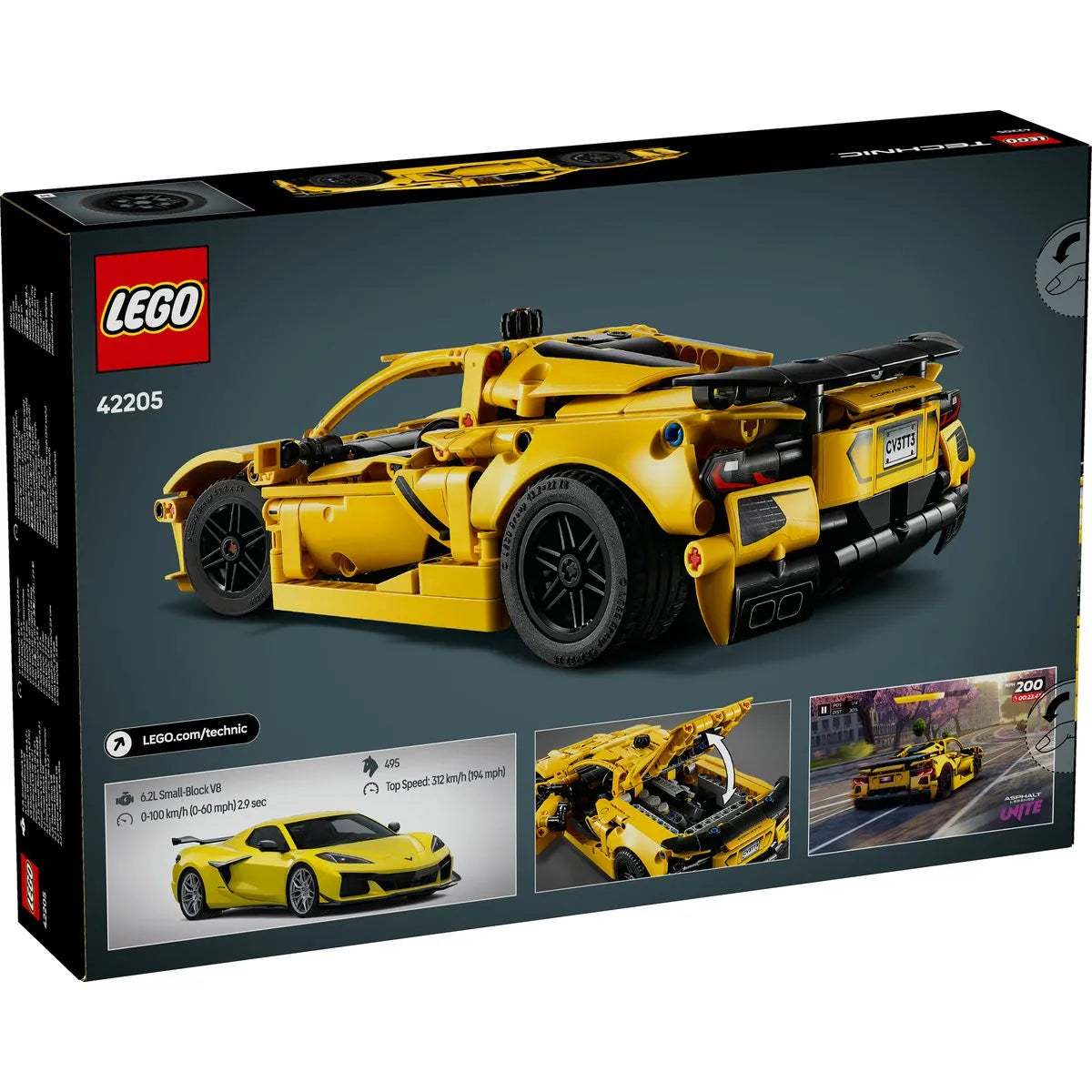 LEGO TECHNIC CHEVROLET CORVETTE STINGRAY 42205, LEGO TECHNIC