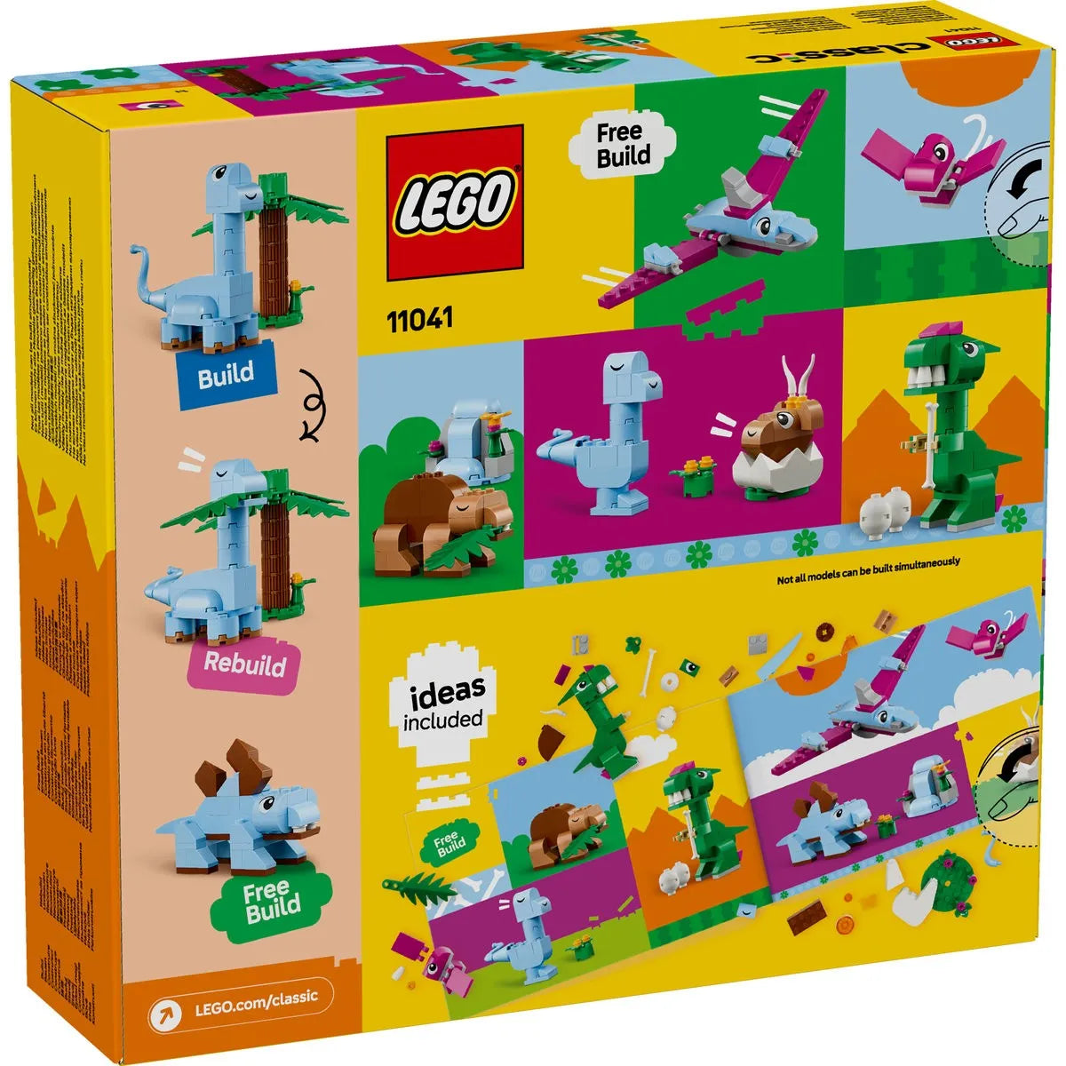 LEGO CLASSIC DINOZAURI CREATIVI 11041, LEGO CLASSIC