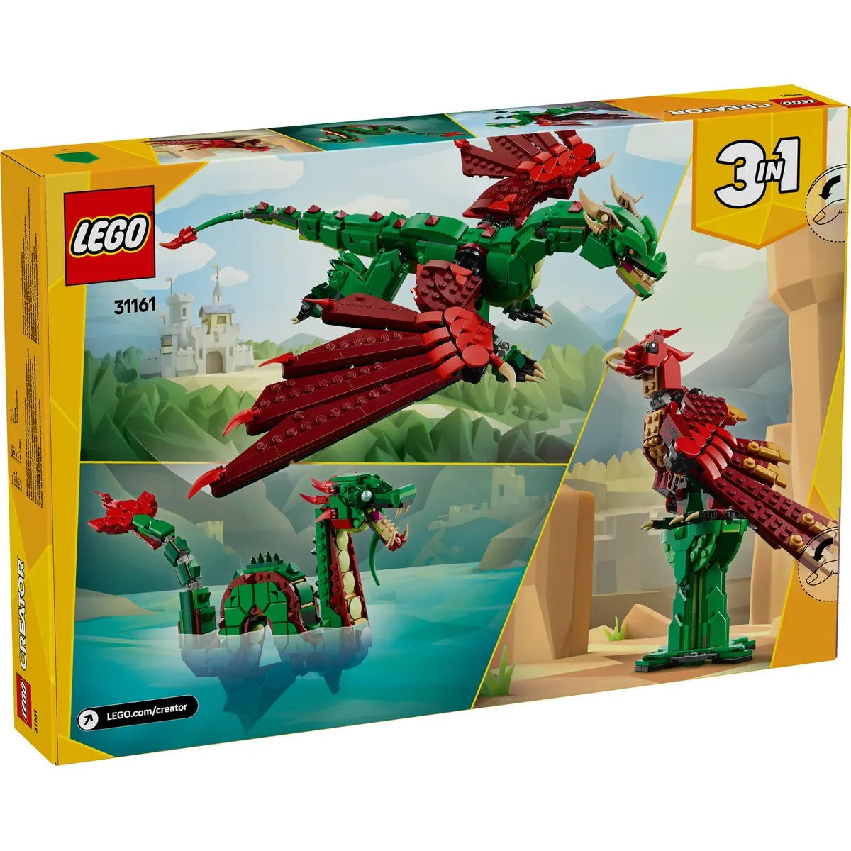 LEGO CREATOR DRAGON MEDIEVAL 31161, LEGO CREATOR