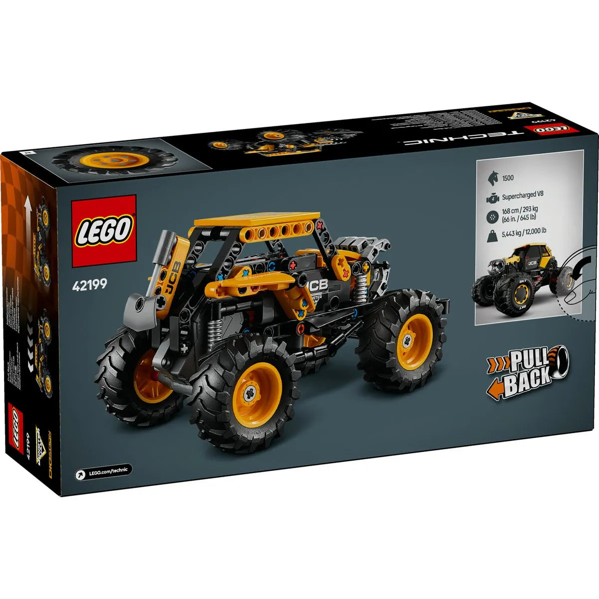 LEGO TECHNIC MONSTER JAM DIGATRON PULL-BACK 42199, LEGO TECHNIC