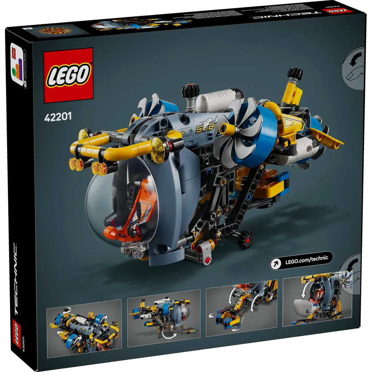 LEGO TECHNIC SUBMARIN DE CERCETARE 42201, LEGO TECHNIC