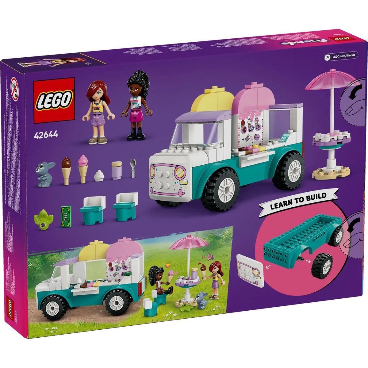 LEGO FRIENDS FURGONETA DE INGHETATA IN ORASUL HEARTLAKE 42644, LEGO FRIENDS