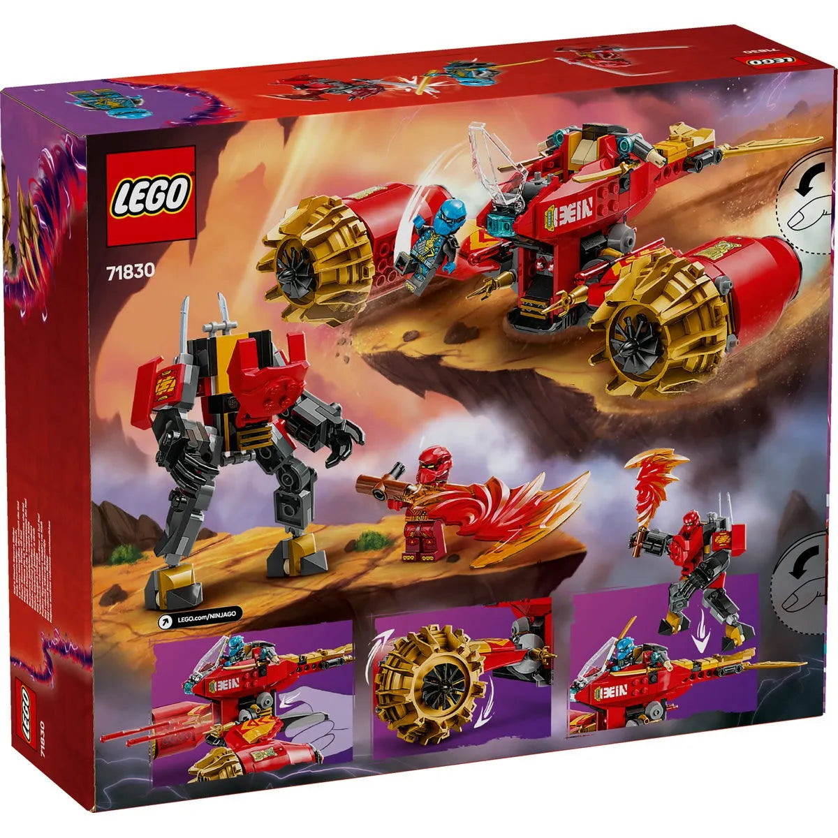 LEGO NINJAGO VEHICULUL-ROBOT ZBURATOR AL LUI KAI 71830, LEGO NINJAGO