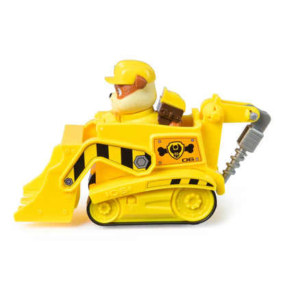 PATRULA CATELUSILOR SET VEHICUL DE BAZA BULDOZER SI FIGURINA RUBBLE, PATRULA CATELUSILOR