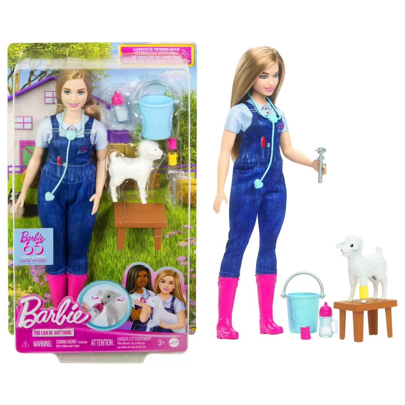 BARBIE PAPUSA BARBIE YOU CAN BE MEDIC VETERINAR, BARBIE - I CAN BE