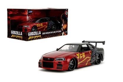 JADA GODZILLA MASINUTA METALICA NISSAN SKYLINE GTR SCARA 1 LA 24, JADATOYS