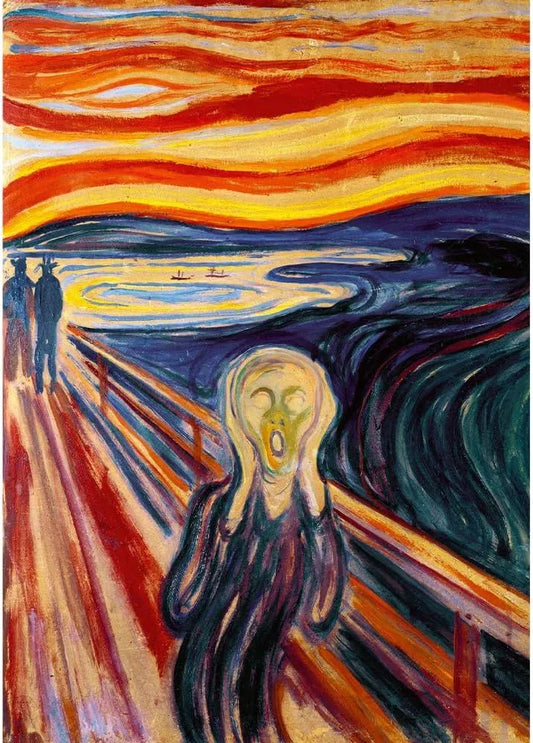 PUZZLE TREFL 1000 ART COLLECTION EDWARD MUNCH TIPATUL, TREFL 1000P