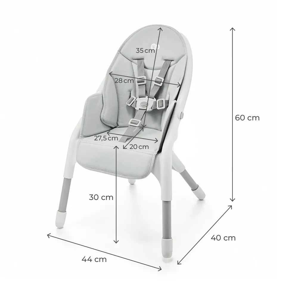 SCAUN DE MASA KINDERKRAFT DINNLY, GREY, KINDERKRAFT