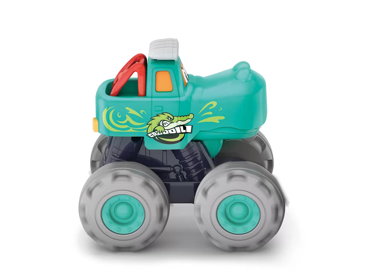 MASINUTA BEBE MONSTER TRUCK CROCODILUL, HOLA