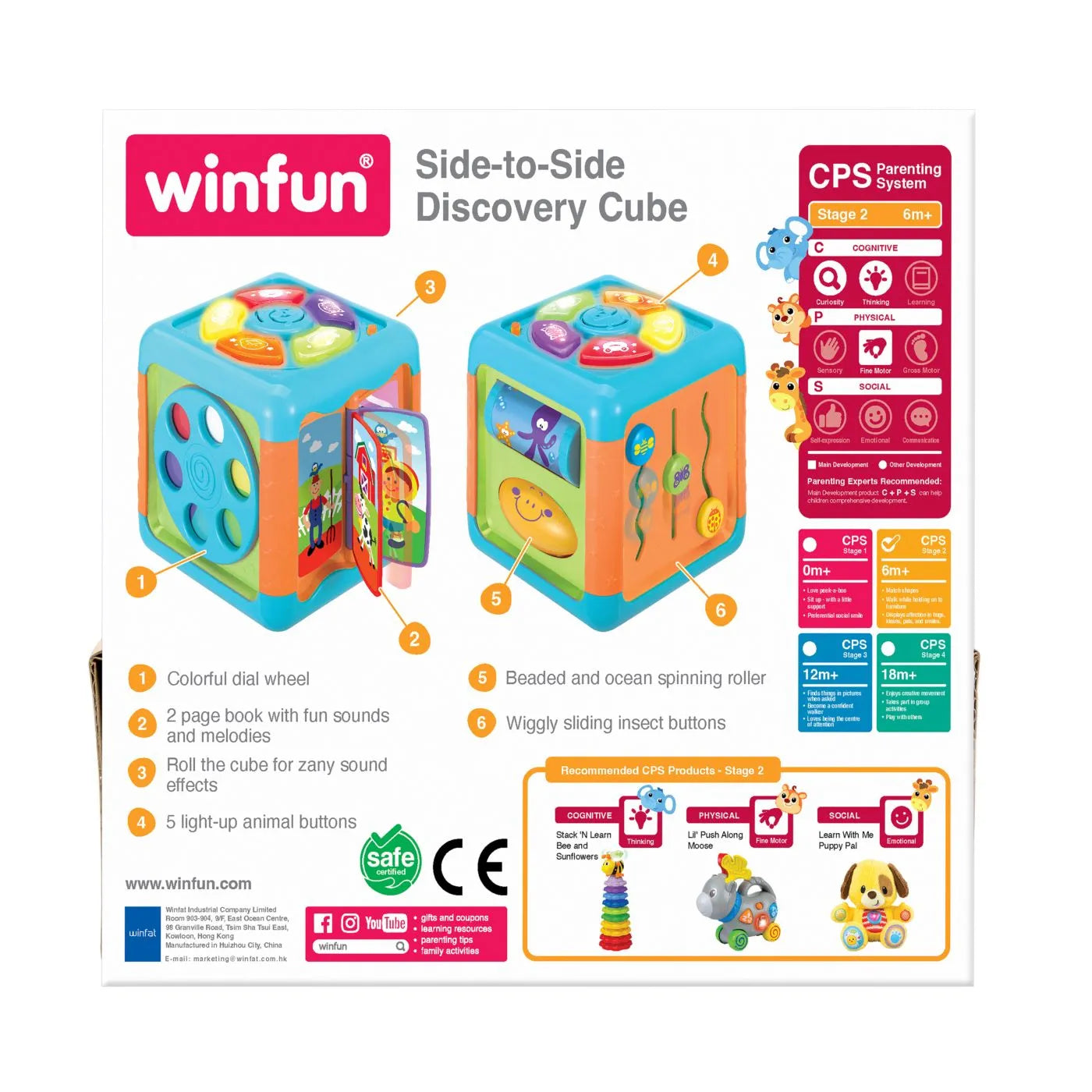 WINFUN CUB EDUCATIV CU ACTIVITATI, WINFUN