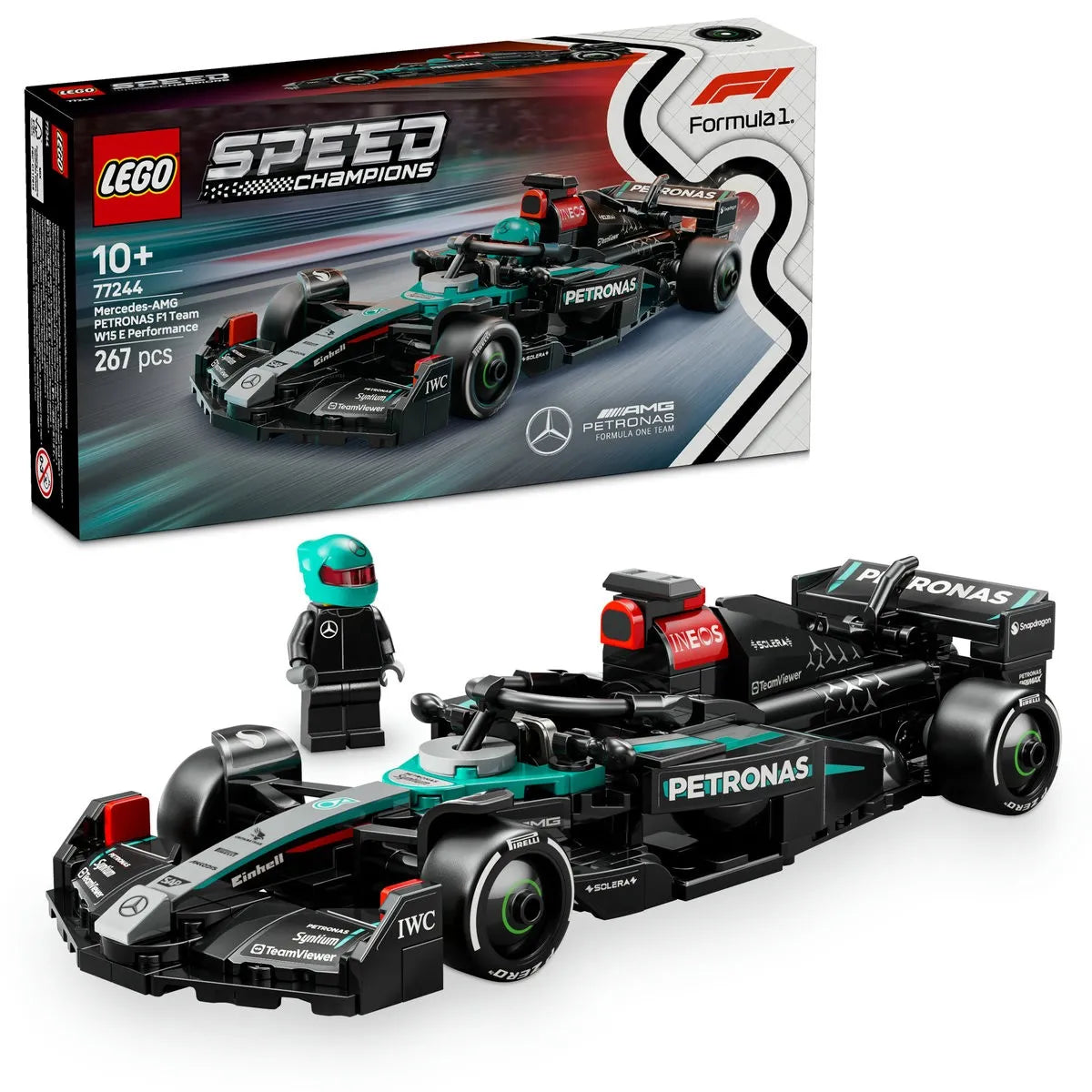 LEGO SPEED CHAMPIONS MASINA DE CURSE F1 MERCEDES AMG W15 77244, LEGO SPEED CHAMPIONS