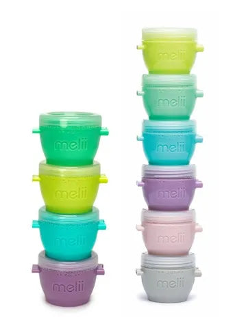 SET 10 RECIPIENTE SNAP&GO, MELII, 6*59 ML + 4*118 ML, MELII