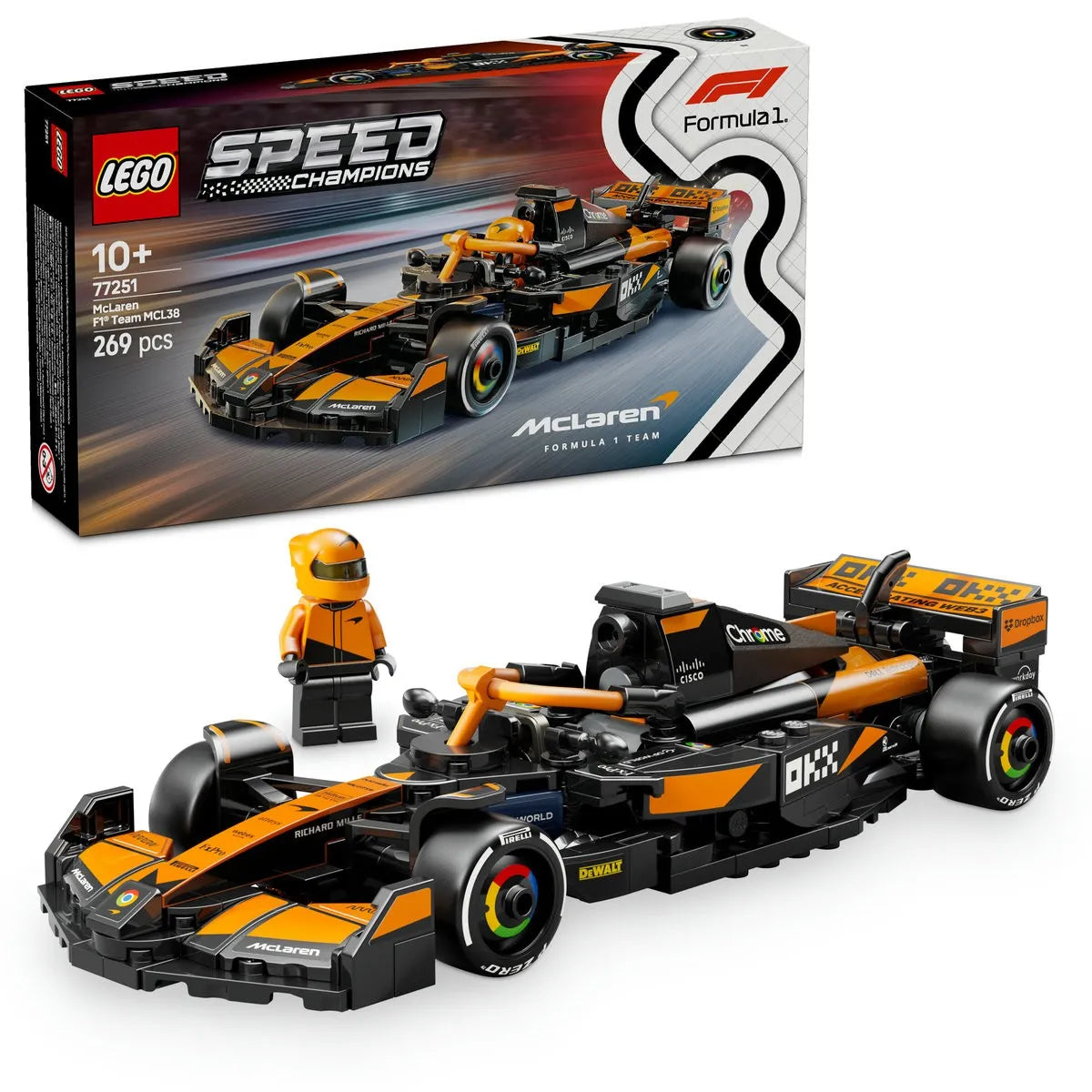 LEGO SPEED CHAMPIONS MASINA DE CURSE F1 MCLAREN 77251, LEGO SPEED CHAMPIONS