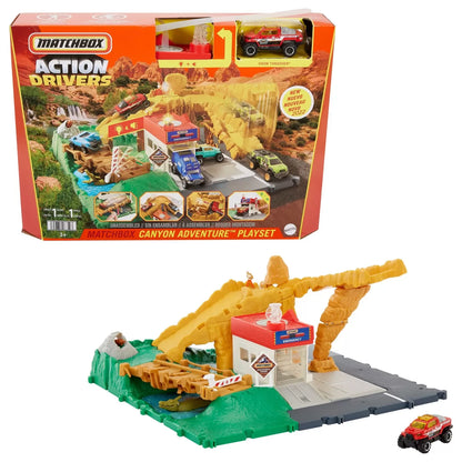MATCHBOX SET ACTION DRIVERS CANIONUL CU SUNETE SI LUMINI, MATCHBOX