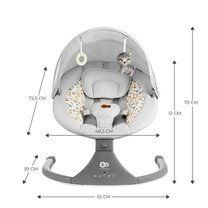 LEAGAN ELECTRIC KINDERKRAFT LUMI 2, LIGHT GREY, KINDERKRAFT