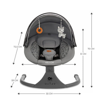 LEAGAN ELECTRIC KINDERKRAFT LUMI 2, DARK GREY, KINDERKRAFT