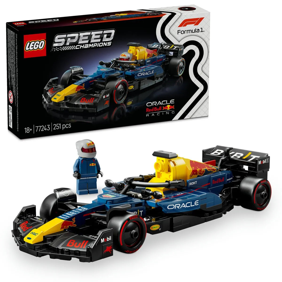 LEGO SPEED CHAMPIONS MASINA DE CURSE F1 ORACLE RED BULL RACING 77243, LEGO SPEED CHAMPIONS