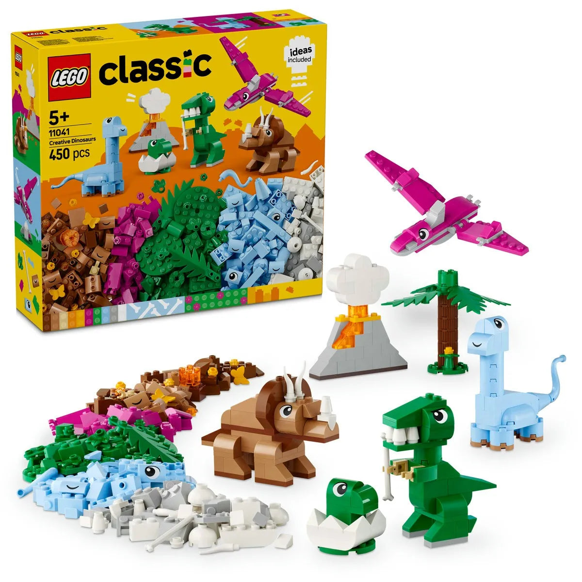 LEGO CLASSIC DINOZAURI CREATIVI 11041, LEGO CLASSIC