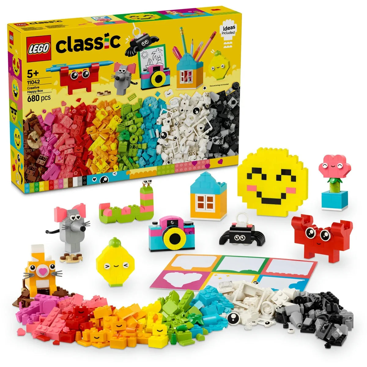 LEGO CLASSIC CUTIA CREATIVITATII SI A VESELIEI 11042, LEGO CLASSIC